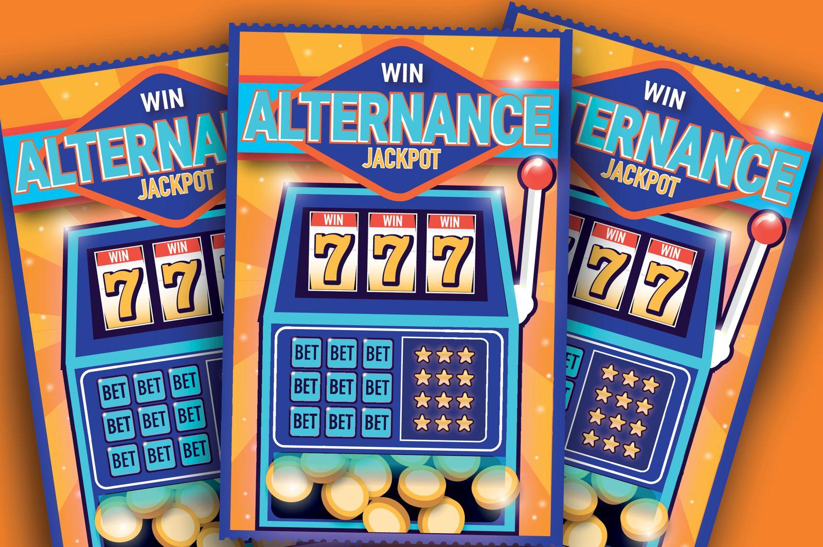 Ticket à gratter Jackpot pour une alternance
