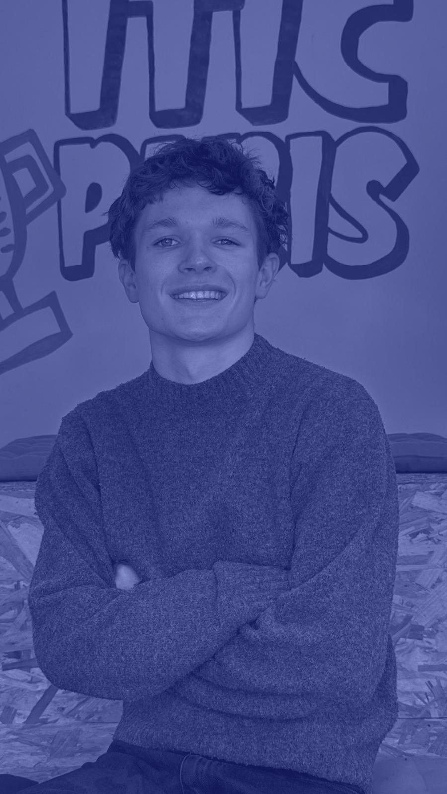 Photo présentant le chargé des admissions et gestion des leads de l'équipe ITIC Paris, Noa MATHIEU