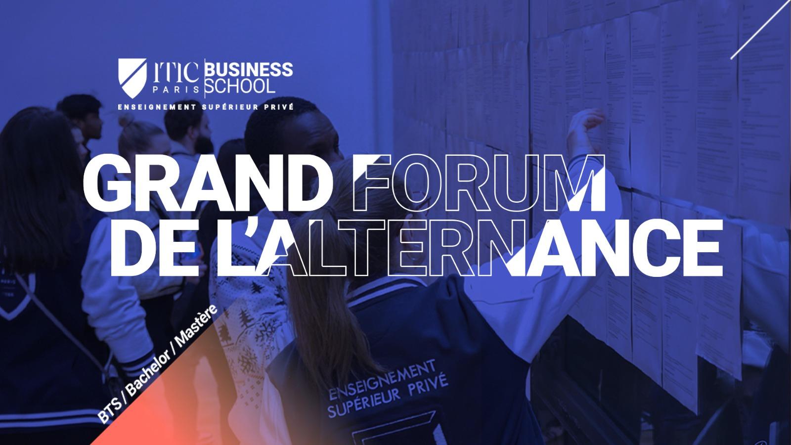 Image présentant le forum de l'alternance organisé par ITIC Paris